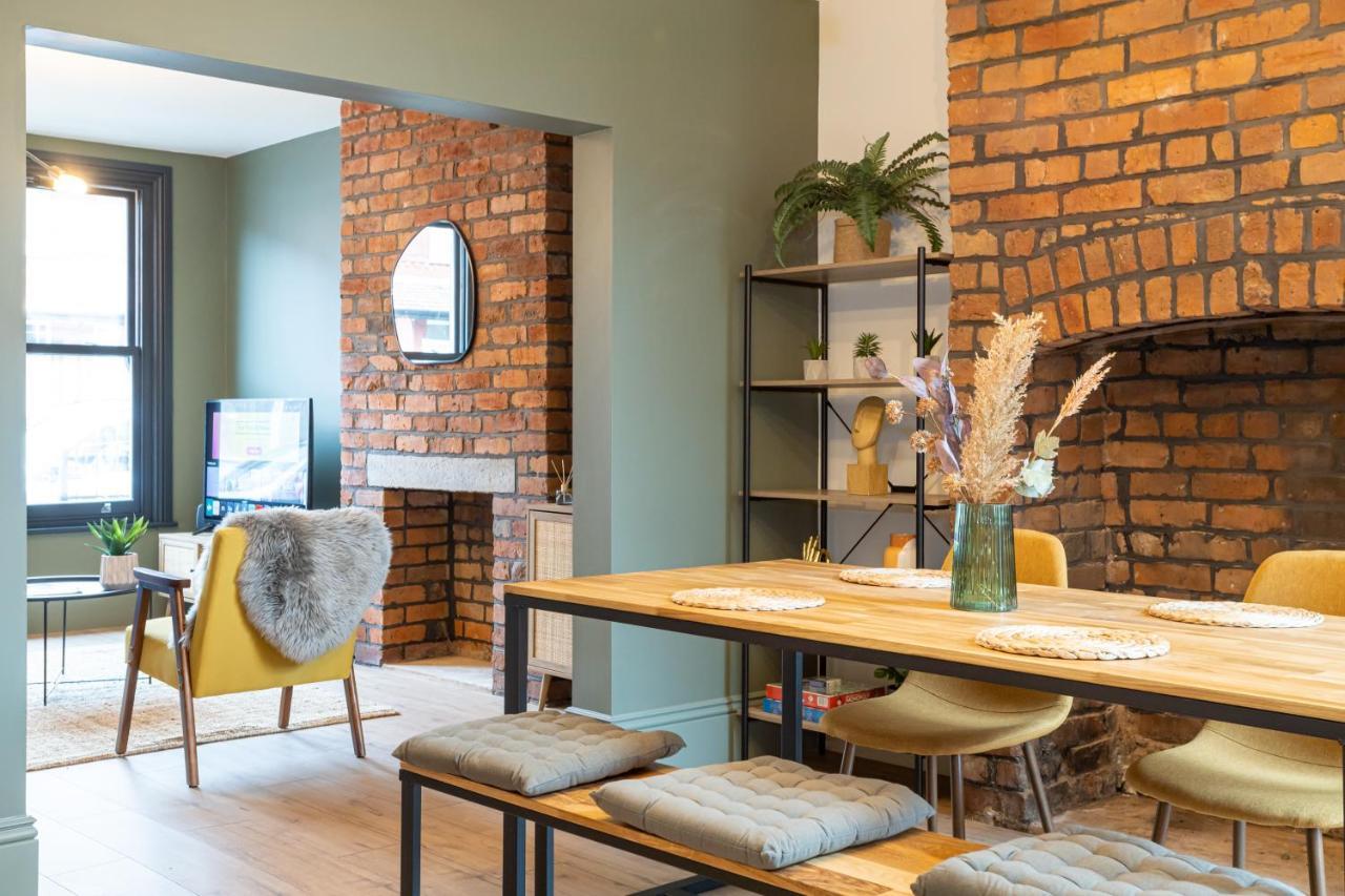 فيلا Stunning Scandi 3 Bed House In Manchester-Parking المظهر الخارجي الصورة