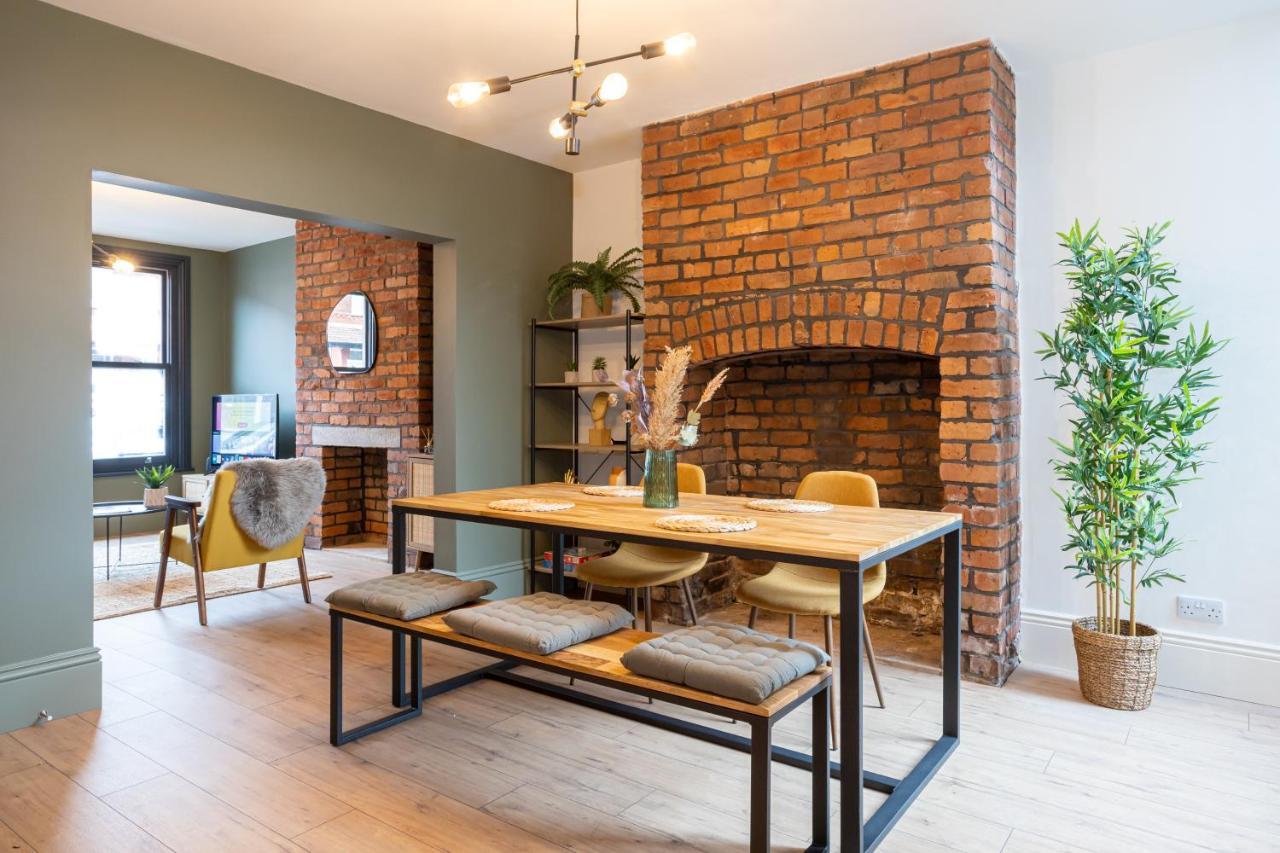 فيلا Stunning Scandi 3 Bed House In Manchester-Parking المظهر الخارجي الصورة