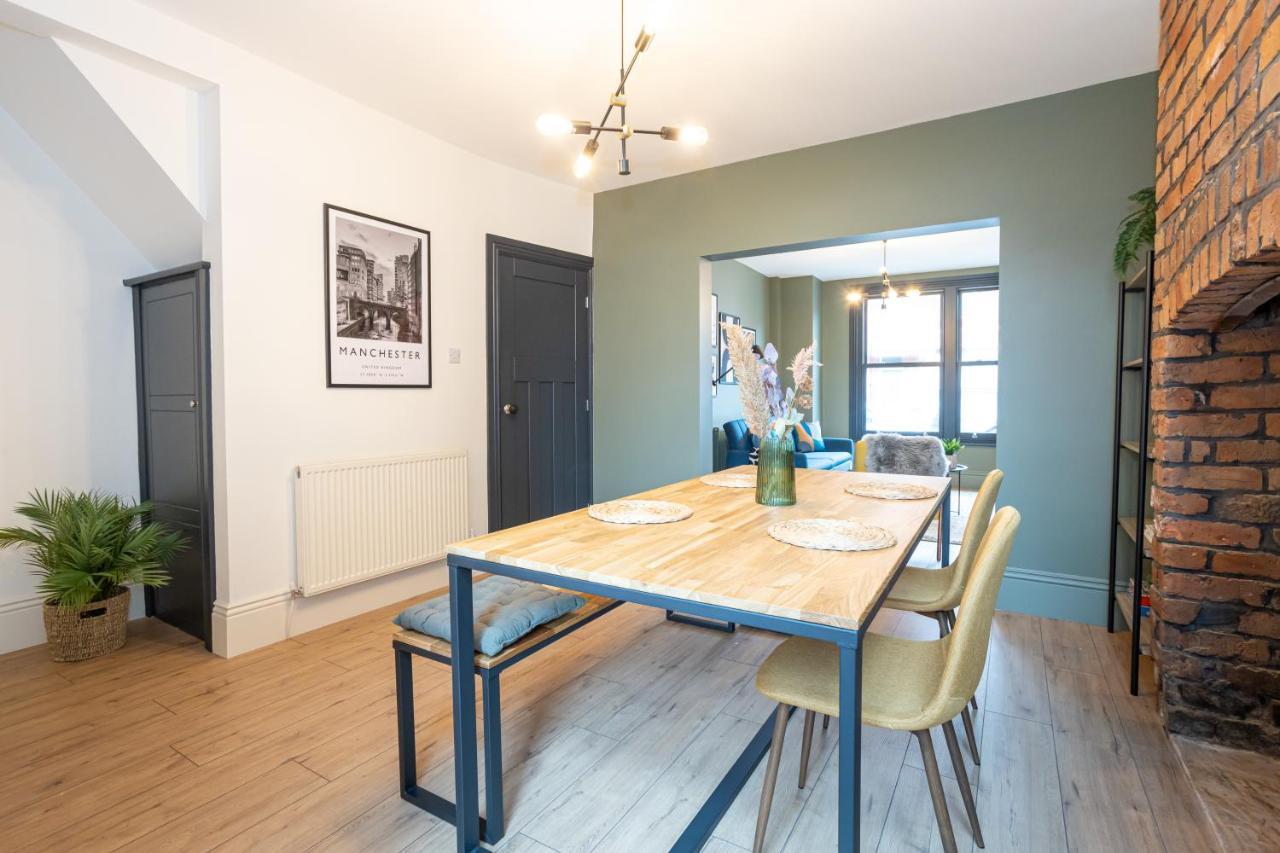 فيلا Stunning Scandi 3 Bed House In Manchester-Parking المظهر الخارجي الصورة